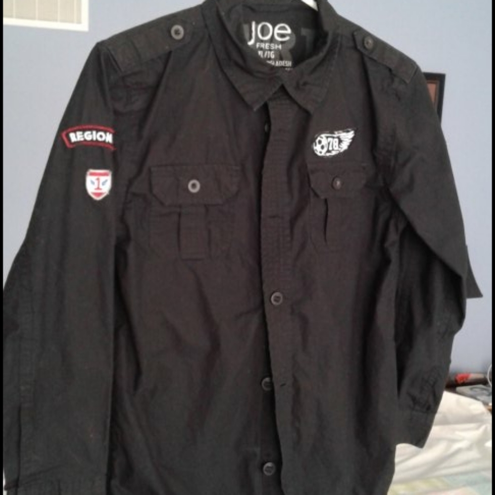 Boys button shirt
